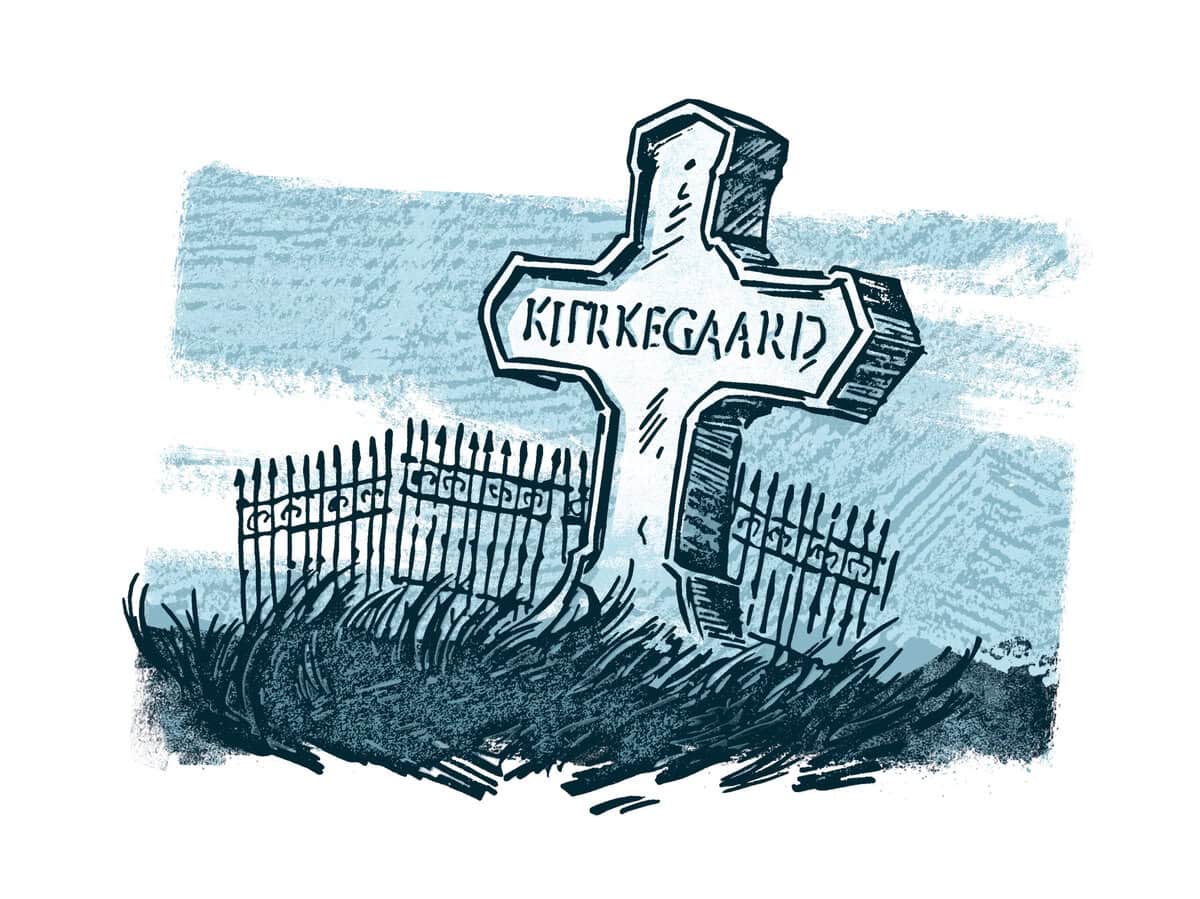 Soren Kierkegaard kruis illustratie