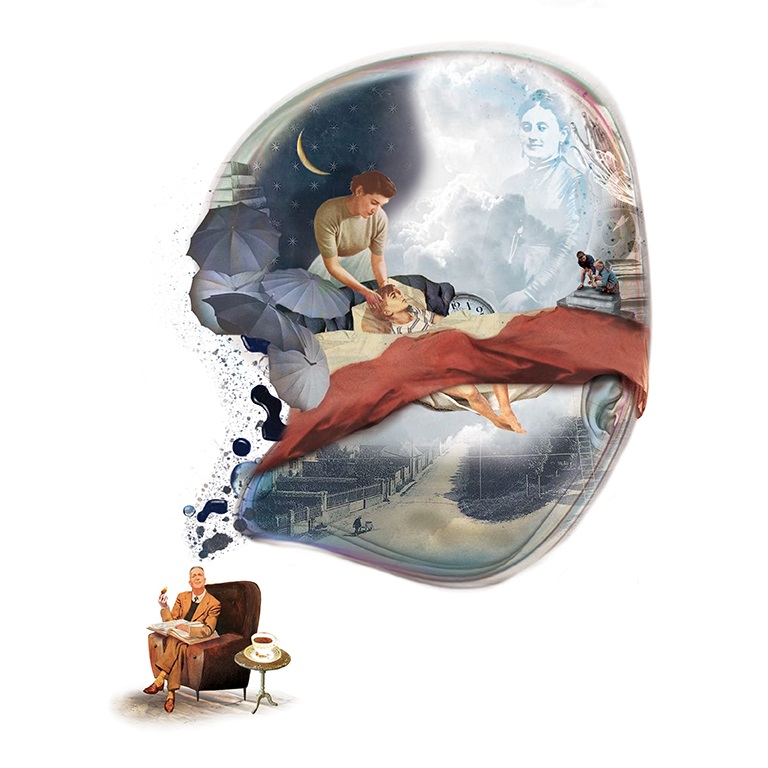 Marcel Proust Op zoek naar de verloren tijd illustratie