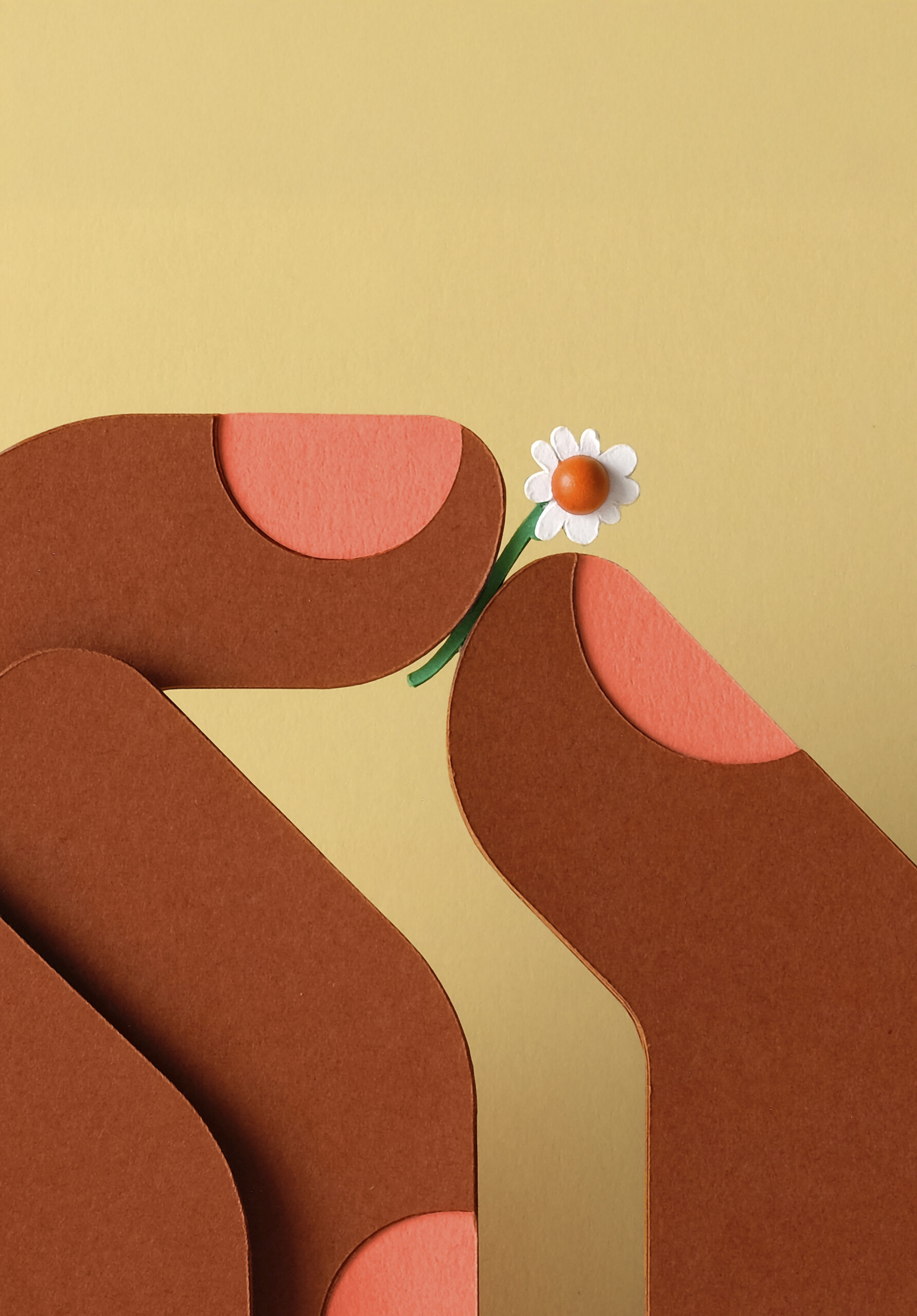 grote hand kleine gebaren