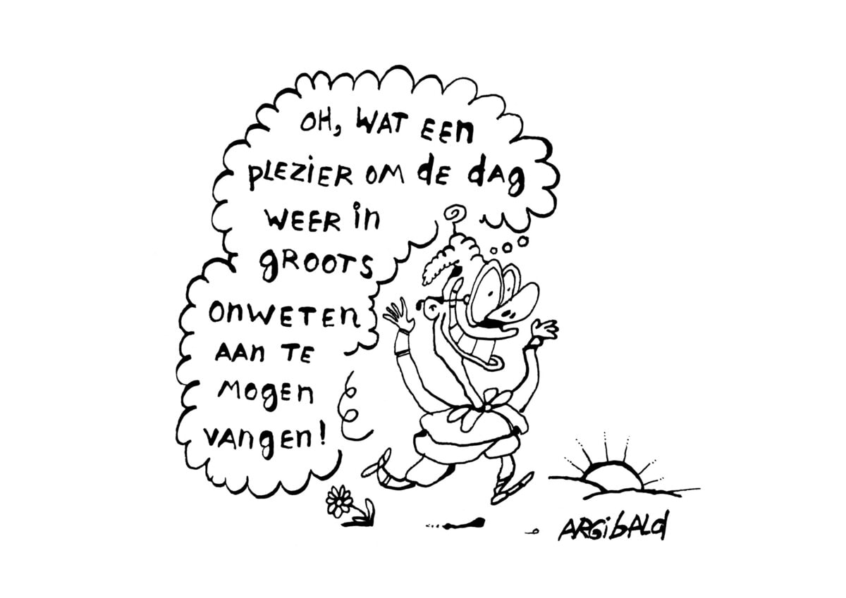 Oh wat een plezier om de dag weer in groots onweten aan te mogen vangen beginnen