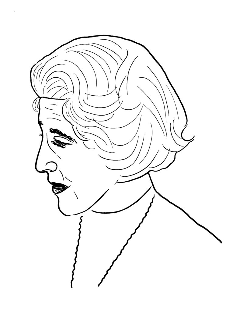 illustratie van Judith Shklar door Alicja Gescinska