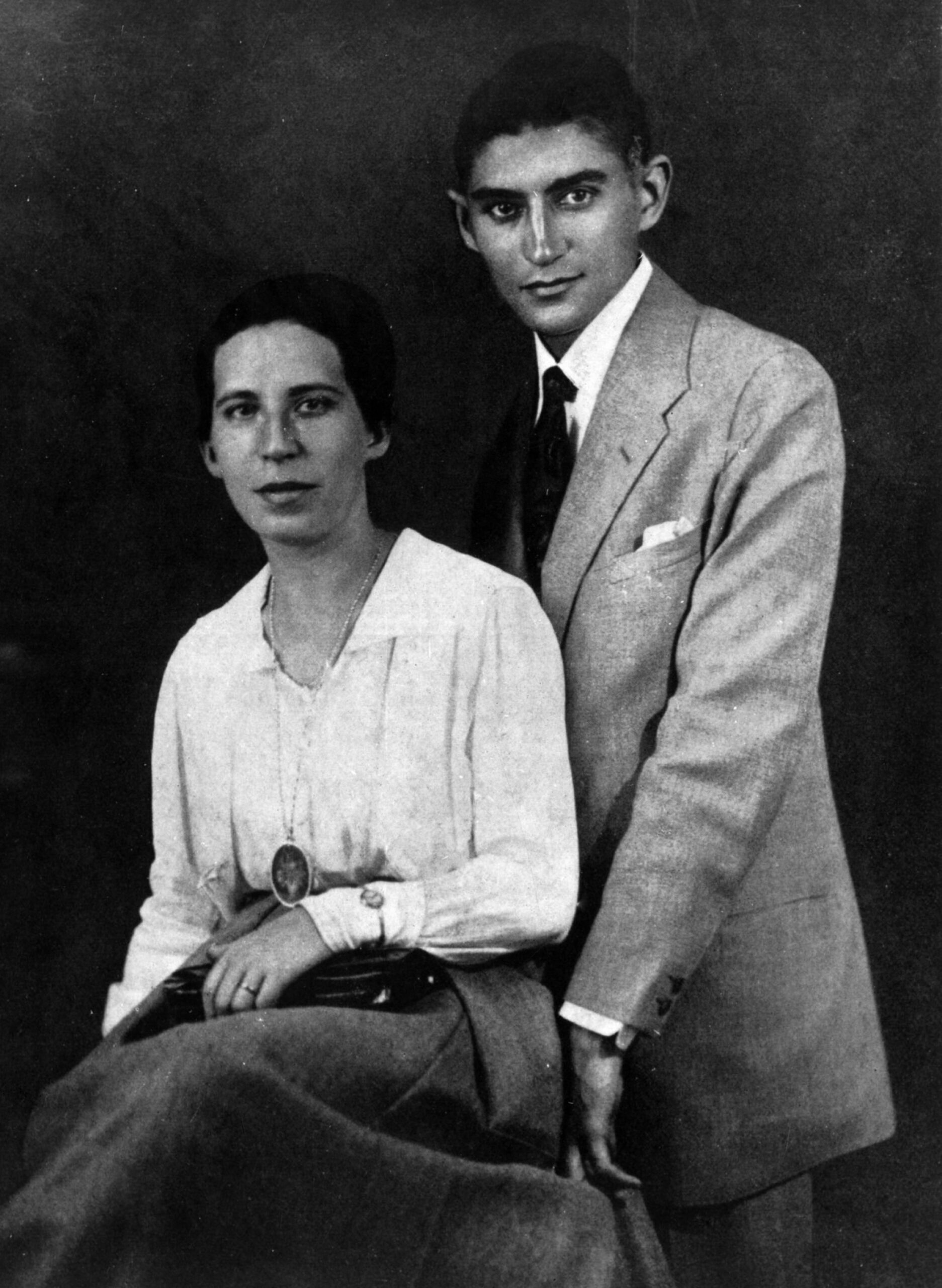 Felice Bauer en Franz Kafka in 1917