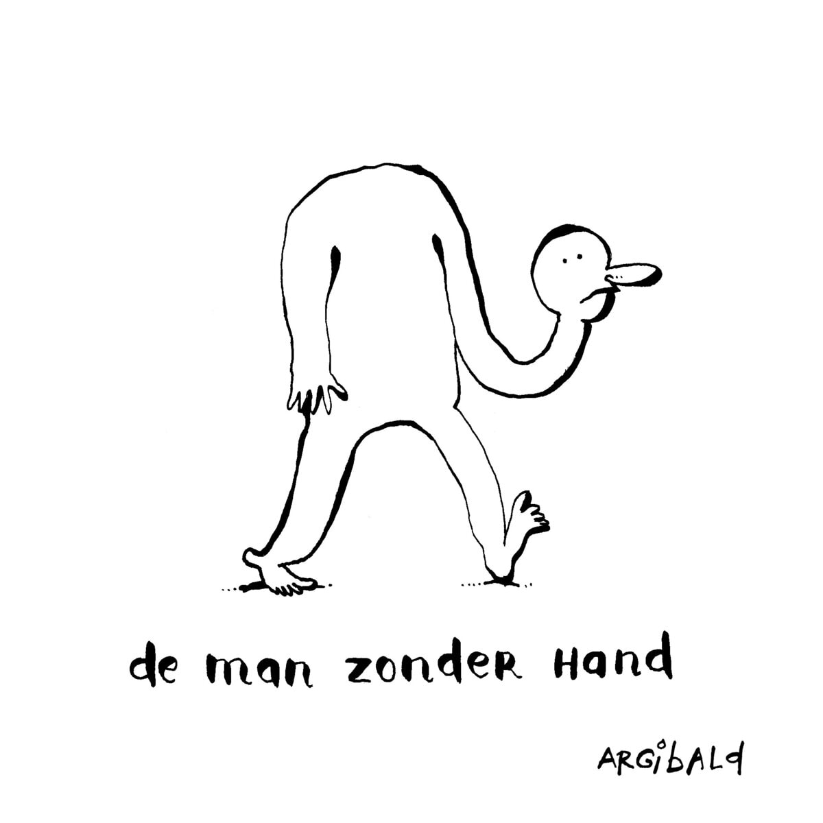 De man zonder hand