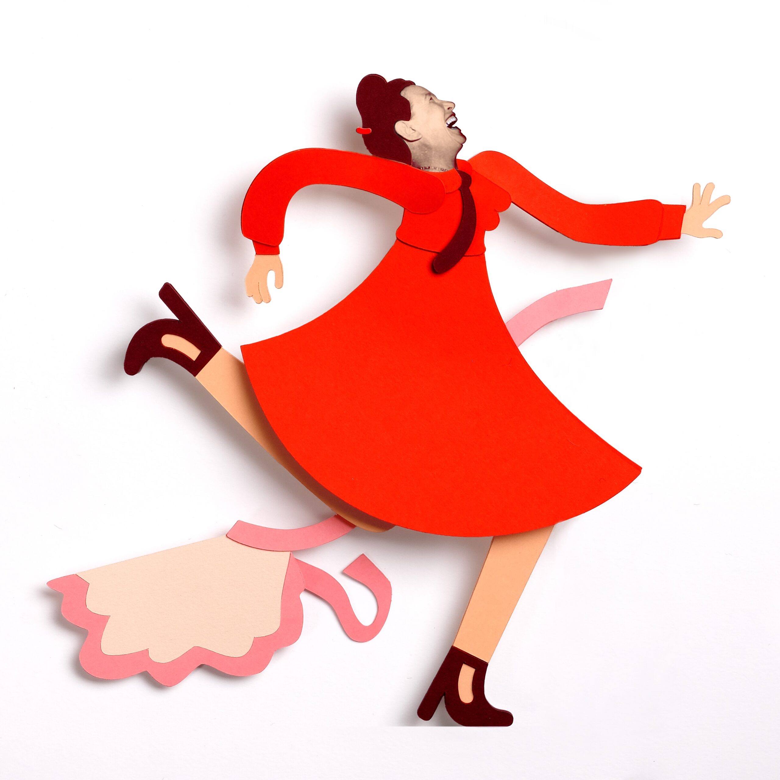 illustratie van filosoof Simone de Beauvoir