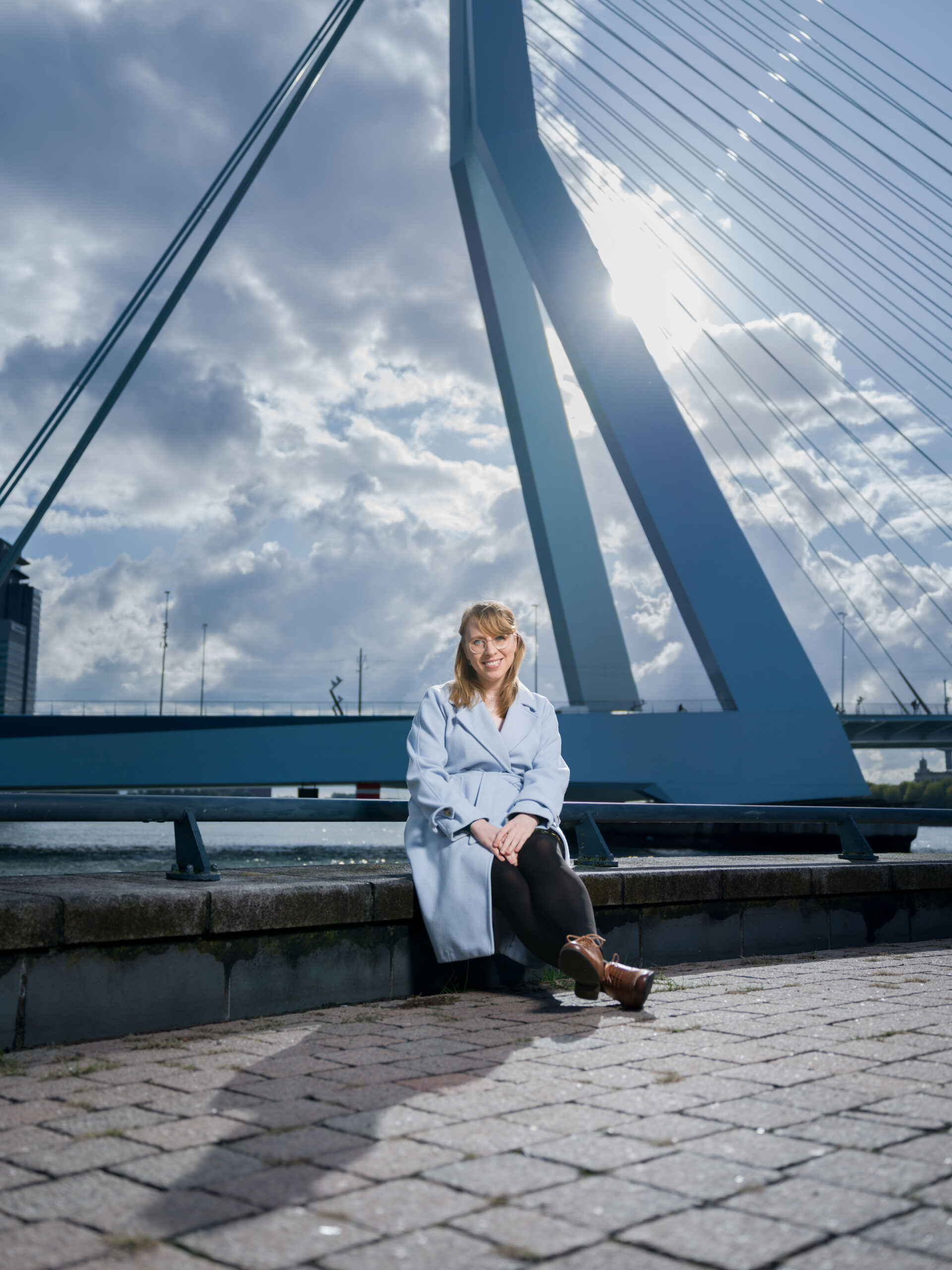 Petra Madelon de Graaf docent ethische AI hogeschool Rotterddam Erasmusbrug